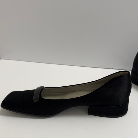 Prada Women's Black Square Toe Heels - Picture 10 of 11